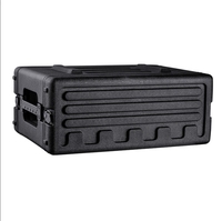 XYY Fabricant 300mm 400mm 500mm Profondeur 2U 4U 6U 8U Audio PE Plastique Road Fly Rack Case avec Tiroir en Plastique et Microphone Mousse