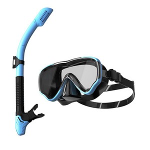 DELANHUWI - Juego de Máscara de Buceo de Visión Amplia y Snorkel, Equipo de Natación de Silicona Antiderrames para Adultos - Product Image 6