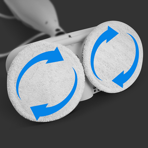 Ручная электрическая паровая швабра-щетка для влажной уборки с вращающимся роликом для плитки и пола - Product Image 3