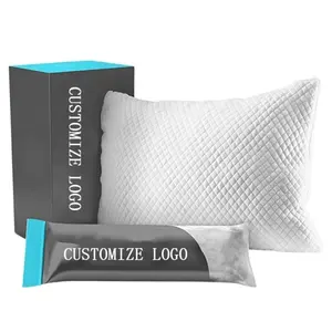 Cuscino in Memory Foam triturato per letto in Gel di raffreddamento in bambù lavabile del venditore caldo per dormire