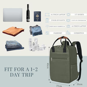 Mochila de <span class=keywords><strong>Viaje</strong></span> <span class=keywords><strong>40x25x20</strong></span> Unisex, Resistente al Agua, Equipaje de Mano con Cierre de Cremallera, Material de Poliéster - Product Image 3