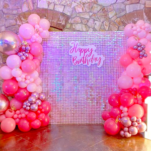 2024 miroitant paillettes <span class=keywords><strong>mur</strong></span> or/argent miroir paillettes panneau toile de fond pour les événements de décoration de fête de mariage - Product Image 1