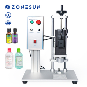 Zonesun เครื่องพ่นน้ำ ZS-XG450ไฟฟ้ากึ่งอัตโนมัติ, เครื่องปิดฝาขวดฆ่าเชื้อด้วยสกรูสำหรับวางบนโต๊ะ - Product Image 1