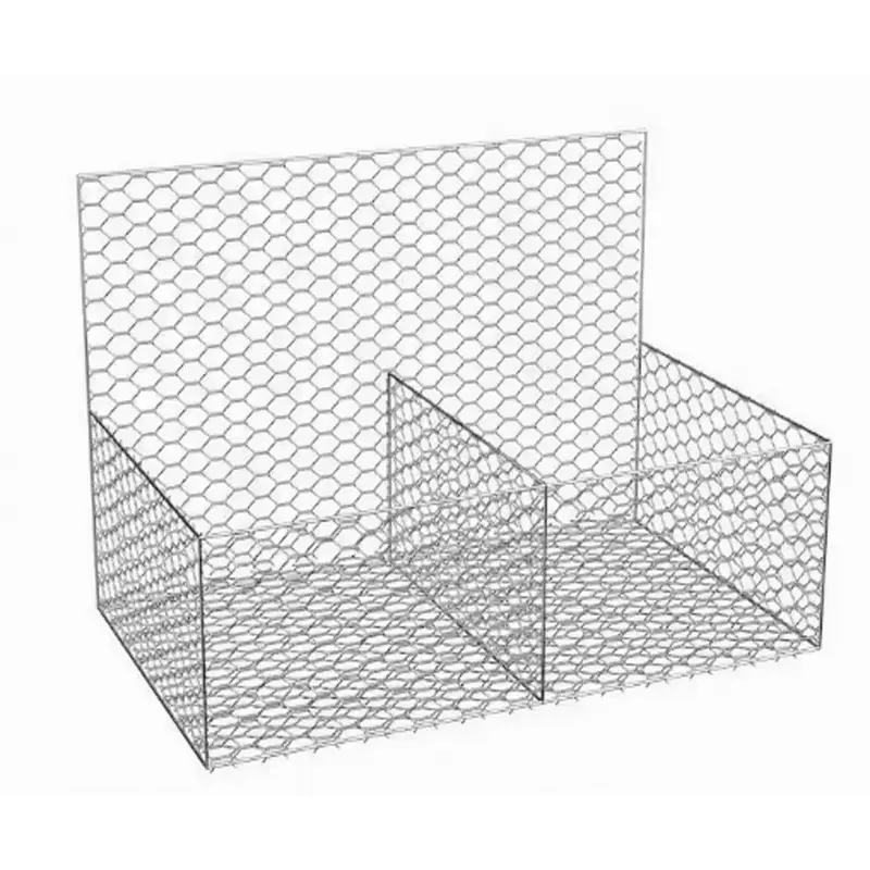 Cesta de gabião hexagonal 2x1x1 \/ caixa de gabião tecido preço barato de fábrica \/fornecedor de gaiola de Gabião do Quênia