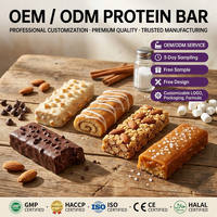 Barras de Proteína OEM, Nutrición Deportiva, Colágeno, Proteína de Suero, Suplemento Herbal, Venta al por Mayor, Barritas de Proteína Veganas, Snacks Halal de Fábrica