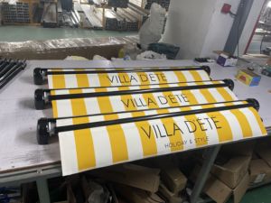 <span class=keywords><strong>Toldo</strong></span> oscilante retráctil con marco de aluminio y vela de poliéster para caravanas, autocaravanas y remolques, accesorio de casete de tela - Product Image 6