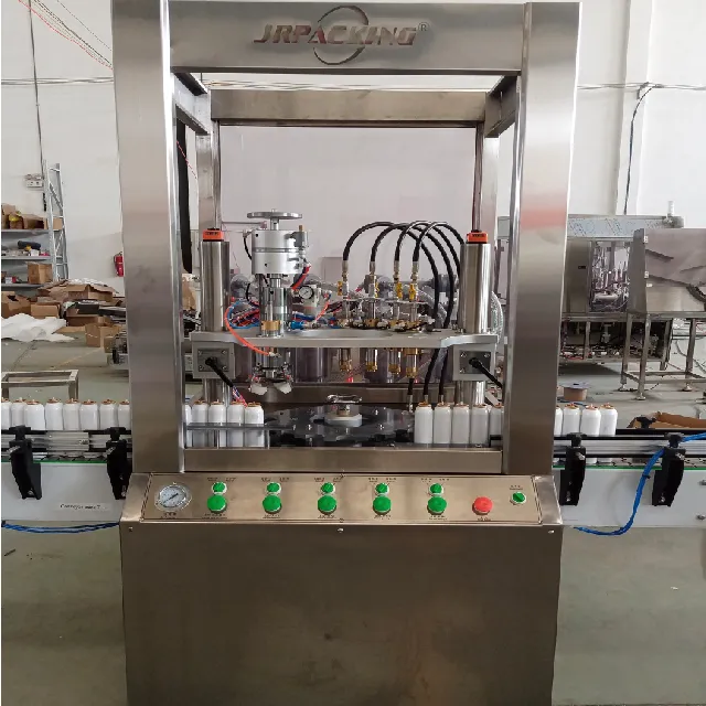 Cleaners Spray Filling Machine Line Automotive Grease Spray Aerosol Spray Can Filling Production Line