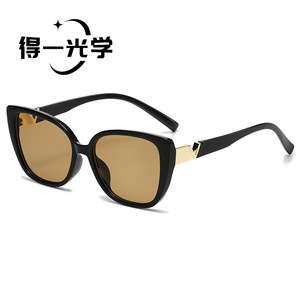 Cat Eye <b>Sunglasses</b> Black UV400 Unisex Fashion Outings Cycling Driving - Product Image 4