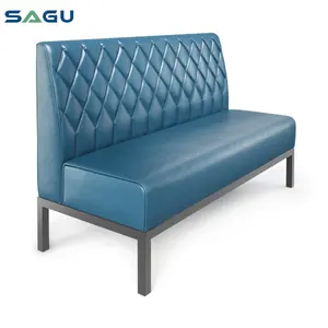 Best Quality Low Price Leather Waiting Sofa Commercial Furniture Restaurant Dining Room Booth Seating
