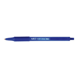 BIC - Stylo à bille rétractable bleu SOFT FEEL - Product Image 1