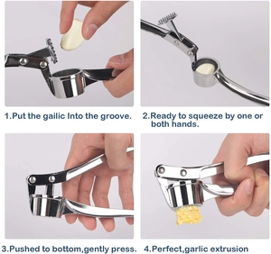 Nouveau Style Accessoires Manuel Ail <span class=keywords><strong>Presse</strong></span> En Acier Inoxydable Ail Broyeur De Poche Masher Ménage Cuisine Ail <span class=keywords><strong>Presse</strong></span> - Product Image 6