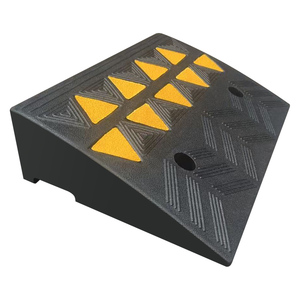 Rampe d'accès pour fauteuil roulant 48,5x33x12,7cm, rampe de seuil pour maison, escalier, <span class=keywords><strong>porte</strong></span>, trottoir, rampe de <span class=keywords><strong>garage</strong></span>, entrée, rangement avec fils - Product Image 1