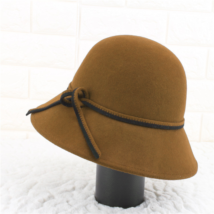 Китай, оптовая продажа, Зимняя шерстяная фетровая шляпа «Колокол»