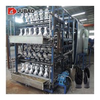 Gants en nitrile de qualité alimentaire JUBAO JB-SUB12, semi-imprégnés, machine haute capacité 5200 paires/heure, contrôle PLC + écran tactile