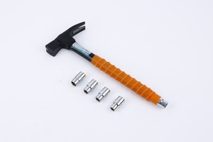 Cangle hammer with sleeve iron hammer head air conditioner installation dual-purpose expansion screw special hammer woodworking - Product Image 3