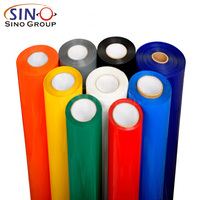 Vinyle thermocollant HTV, plusieurs couleurs, transfert sur vêtements, t-shirts, textiles, coton