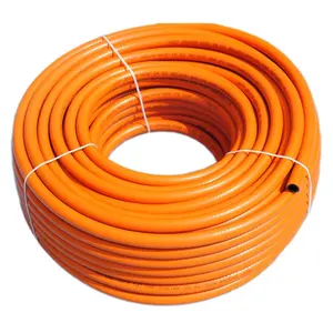 JG-manguera de Gas Flexible de PVC para cocinar, manguera de Gas GLP de 8mm, color Naranja suave, EN ISO 3821, certificado CE