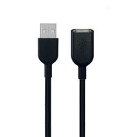 Câble d'extension Micro USB à charge rapide 3A, 1m 2m 3m, blindage tressé, conducteur en cuivre pur, gaine en PVC pour ordinateurs