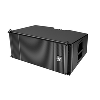 Haut-parleur de sonorisation professionnel à double ligne active de 10 pouces, 2 voies, amplificateur de classe D 700W, réponse en fréquence 65Hz-18kHz, SPL max 127dB