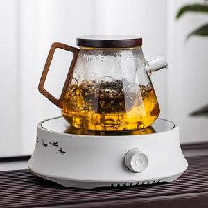 Tetera de vidrio Moritaka Faction de 1.8L con tapa, juego de té resistente al calor para uso en fiestas en casa - Product Image 5