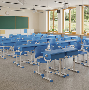 Muebles Escolares, Precio Económico para Estudiantes, Asientos Individuales, Escritorio y Silla Escolar, Conjunto Escolar - Product Image 1