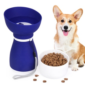 <span class=keywords><strong>Bottiglia</strong></span> Unica 3-in-1 in Silicone per Animali Domestici, Pieghevole, per Acqua e Cibo, Ideale per Viaggi in Auto ed Escursioni - Direttamente dalla Fabbrica - Product Image 2