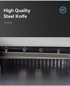 WD-6810L Découpeuses de coupe-papier guillotine A4 hydraulique électrique <span class=keywords><strong>semi</strong></span>-automatique à commande numérique professionnelle de grande taille - Product Image 6