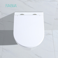 Salle de bain moderne européenne Cuvette de toilette multicolore WC sans rebord Toilette noire monobloc à suspendre au mur avec système de chasse d'eau Tornado