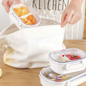 Sealable Compartmentalized <b>Lunch</b> <b>Box</b> With Lid For Students And Office Workers Portable Food Grade Fruit Preservation Container - Product Image 4