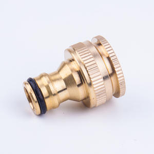 Adaptateur de <span class=keywords><strong>tuyau</strong></span> <span class=keywords><strong>à</strong></span> connexion rapide DaringFish 3/4 pouces, norme ANSI, en laiton, pour outils de jardin, irrigation de jardin, <span class=keywords><strong>machine</strong></span> <span class=keywords><strong>à</strong></span> <span class=keywords><strong>laver</strong></span>, 2 voies - Product Image 1