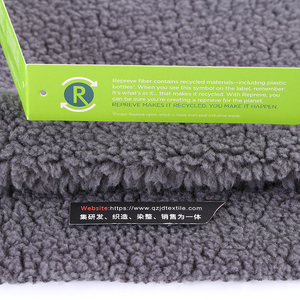 Nhà máy <span class=keywords><strong>100</strong></span>% tái chế <span class=keywords><strong>polyester</strong></span> <span class=keywords><strong>sherpa</strong></span> Borg vải, recyle đống vải tái chế <span class=keywords><strong>Sherpa</strong></span> chăn - Product Image 3