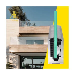 Base de garde-corps en verre en <span class=keywords><strong>aluminium</strong></span> à fixation au sol, système de balustrade en verre sans cadre pour <span class=keywords><strong>balcon</strong></span> et véranda, fournisseur OEM - Product Image 4