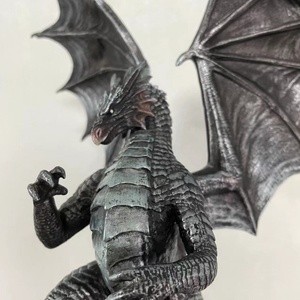 Sculpture de statue de <span class=keywords><strong>dragon</strong></span> occidental en résine de feng shui, <span class=keywords><strong>figurine</strong></span> de donjons <span class=keywords><strong>et</strong></span> dragons, design 3d - Product Image 3