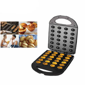 XEOLEO Macchina Elettrica per Waffle a Forma di Noce in Acciaio Inox a 24 Fori, Antiaderente, per Colazione Domestica - Product Image 5