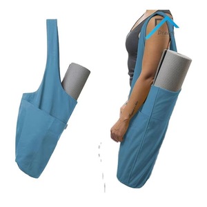 Ensemble sac de yoga et chaussettes antidérapantes, grand sac de yoga, kit de yoga, sac de transport pour tapis de yoga avec poches et bandoulière réglable - Product Image 1