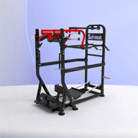Machine d'entraînement de la force en acier de qualité commerciale réglable Max Lunge Pro, machine d'entraînement des hanches, équipement de fitness pour salle de sport