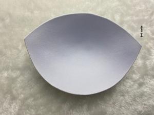 スポンジフォームカップクイックドライ白ヌード縫いブラカップ取り外し可能ブラジャーパッドビキニ用 - Product Image 4