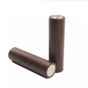 Baterai isi ulang Li Ion 10C tingkat A + baterai 18650 silinder HG2 3.7V 3000mAh untuk HG2