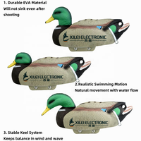 Leurres de chasse au canard mallard FlexFloat EVA, lot de 6, flottants, durables, écologiques, auto-redressants, étanches