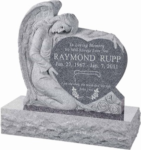 Saint Maria Carving Tombstone Upright Headstone Granite American Style Tombstone And Monument With Carvings And Sculpture - Product Image 4