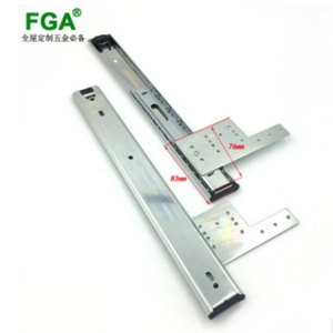 FGA <b>Drawer</b> Slides45mm Full Extension Cold Rolled Steel Minimalist Design for Storage and Closet - Product Image 1