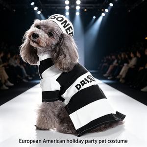 Divertidos Trajes Transpirables de Poliéster para Mascotas, Estilo Europeo, para Desfiles de Moda de Perros y Gatos, Disfraces para Fiestas, Transforma a tus Mascotas en Estrellas Festivas - Product Image 1