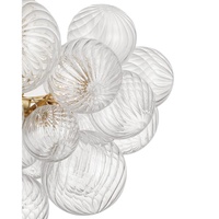 XZ nordique tourbillonné boule de verre clair bulle suspendu plafond pendentif lumière lustre éclairage pour chambre étude Restaurant
