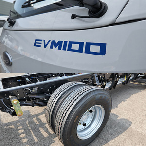 โรงงานผลิตแชสซีรถบรรทุกไฟฟ้าขายส่ง รุ่น EV M100 สำหรับผู้ผลิตและผู้จัดจำหน่ายรถบรรทุกแบบ SKD CKD KD สำหรับการขนส่งแบบ Cold Chain - Product Image 4