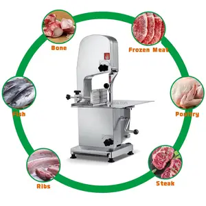 J210 Semi-automatic Butchery Machinery bone Sawing Machine Meat Bone Cutting Machine Price