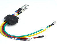 Kabel Fleksibel Berlapis PBT untuk Terminal Isolasi di Enclosure, Kabel Grounding Wiring Harness untuk Komputer Otomotif, Sepeda Motor, dan Rak Server