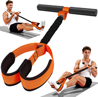 Pédale de traction pour sit-ups, corde élastique de résistance, entraîneur de yoga à domicile pour exercices abdominaux et du corps entier