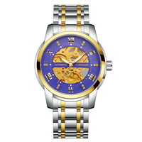 Montre automatique mécanique de luxe pour homme, marque T-winner, en acier, avec cadran 3D évidé, en stock, prix de gros, OEM