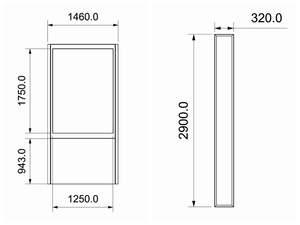 Hiện đại đô thị hộp đèn đường ngoài trời đầy đủ màu sắc P4 quảng cáo LED hiển thị kỹ thuật số moupi LED Totem cho trung tâm mua sắm - Product Image 5