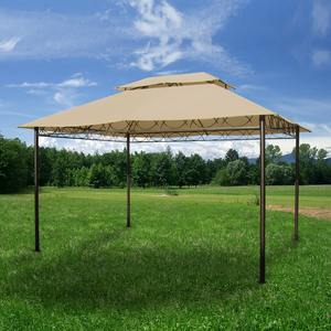 GAZEBO MOD. LUX MT 3X4 ANTRACITE E BEIGE - Product Image 1